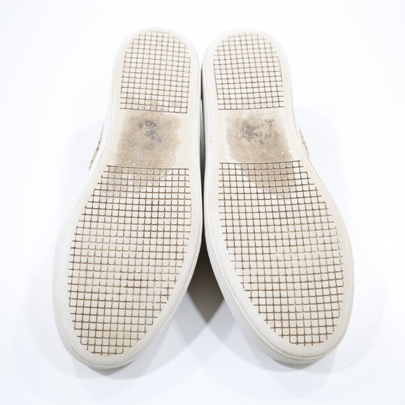 Steve Madden Gal Tan Laser-Cut Leather Platform Slip On Sneakers - 8.5 - Picture 7 of 7